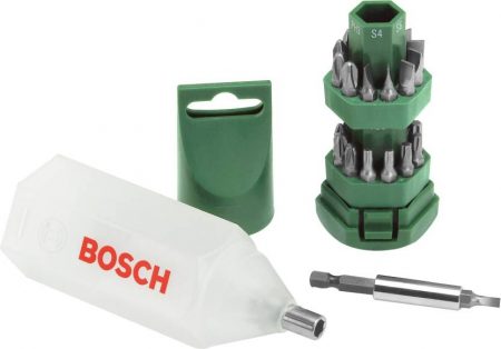 Bosch 25 Pieces Big Bit Combination Screwdriver Set (Pack of 25)