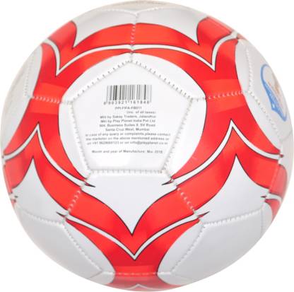 Red and White Calfskin Limited Edition Fifa World Cup Hexagonal