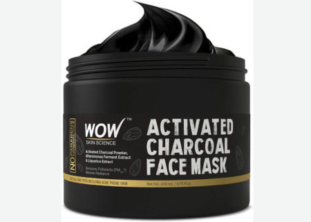 WOW Activated Charcoal Face Mask - 200 ml