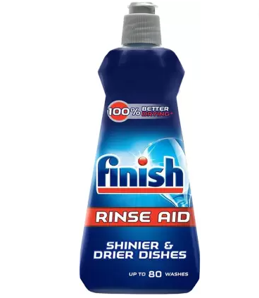 Finish Rinse Aid Shine and Dry Dish Cleaning Gel (Plain, 400 ml)