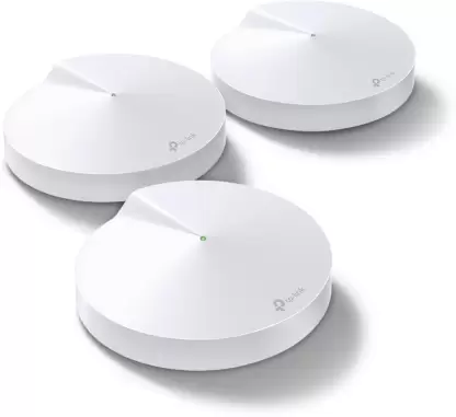 TP-Link Deco M5(3-Pack) AC1300 Whole Home 1300 Mbps Mesh Router  (White, Dual Band)