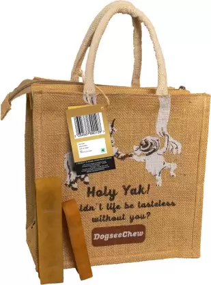 Dogsee Chew Medium and Large Bars with Jute Bag-1 kg